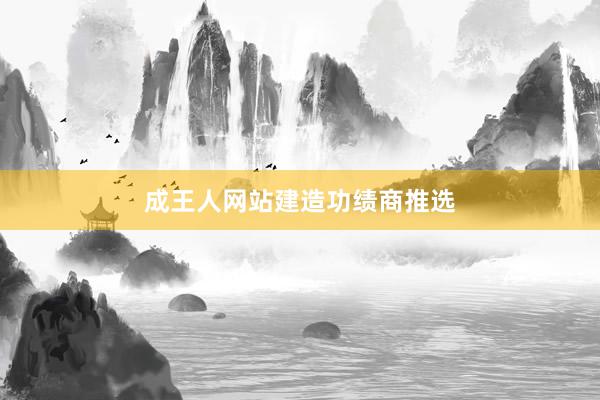 成王人网站建造功绩商推选